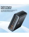 Kup Tech-Protect stație de încărcare DC80W-GAN 6-porturi 2xUSB-A, 4xUSB-C încărcător desktop PD80W / QC3.0 negru - THP3478 - {ean13} - Sklep Home Screen