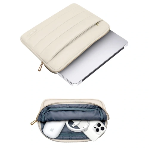 Buy Tech-Protect Puffy Laptop 13-14 case + accessory bag Sand - THP3479 - {ean13} - Home Screen Store Europe