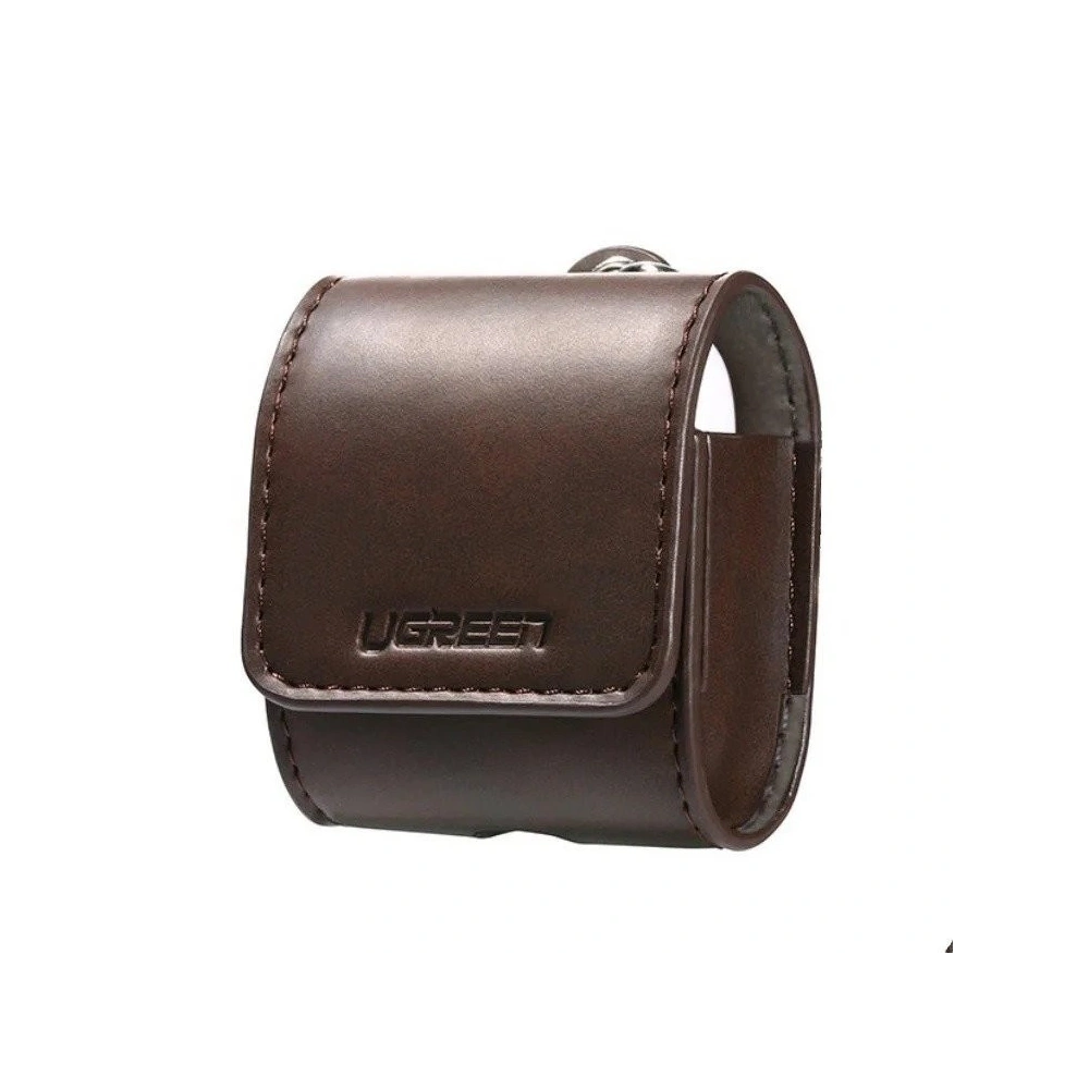 Etui ochronne UGREEN ze skóry eko, na słuchawki Apple AirPods (brązowe)