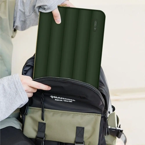 Buy Tech-Protect Puffy Laptop 13-14 case + accessory bag army green - THP3481 - {ean13} - Home Screen Store Europe