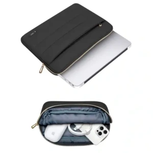 Kup Tech-Protect Puffy Laptop 15-16 Tasche + Zubehörbeutel Schwarz - THP3482 - {ean13} - Sklep Home Screen