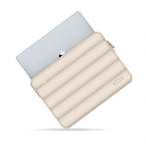 Kup Pokrov na notebook + taška na příslušenství Tech-Protect Puffy Laptop 15-16 Písek - THP3483 - {ean13} - Sklep Home Screen
