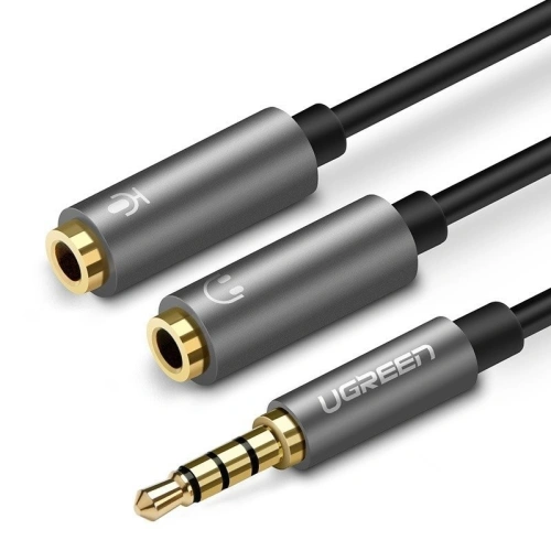 Kup Împărțitor audio AUX UGREEN cablu mini jack 3,5 mm (bărbat) pentru căști + microfon (femeie), 20cm - UGR244 - {ean13} - Sklep Home Screen