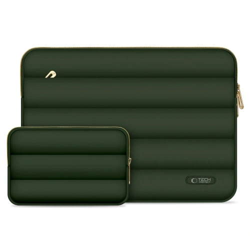 Buy Tech-Protect Puffy Laptop 15-16 case + accessory bag Army Green - THP3484 - {ean13} - Home Screen Store Europe