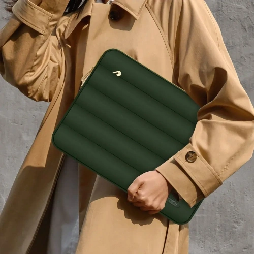 Buy Tech-Protect Puffy Laptop 15-16 case + accessory bag Army Green - THP3484 - {ean13} - Home Screen Store Europe