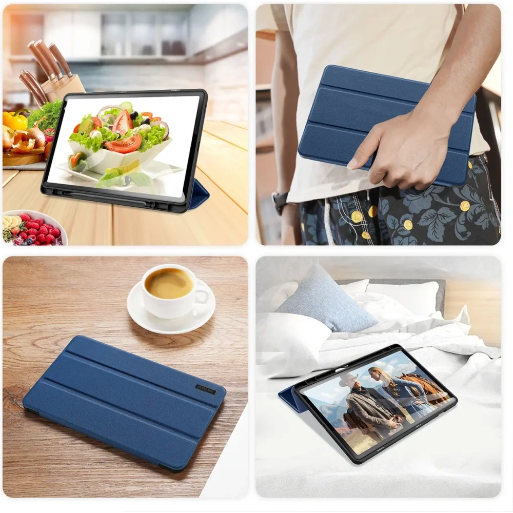 Etui Dux Ducis Domo Samsung Galaxy Tab S10+ Plus / S9+ Plus / S9 FE+ Plus niebieskie