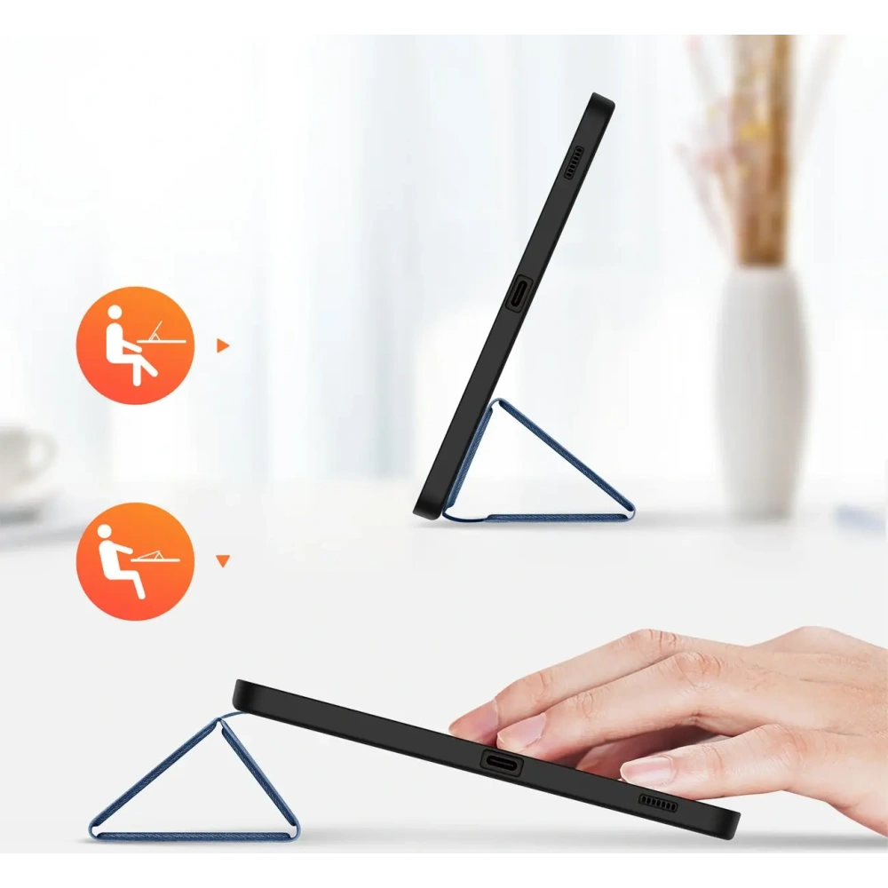 Etui Dux Ducis Domo Samsung Galaxy Tab S10+ Plus / S9+ Plus / S9 FE+ Plus niebieskie