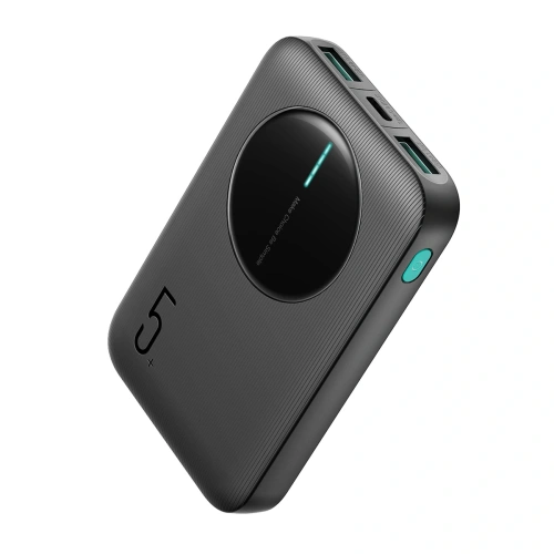 Kup Joyroom JR-PBF13 5000mAh Powerbank 2.4A 2xUSB-A, USB-C schwarz - JYR1063 - {ean13} - Sklep Home Screen