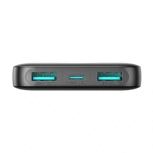 Kup Joyroom JR-PBF13 5000mAh Powerbank 2.4A 2xUSB-A, USB-C schwarz - JYR1063 - {ean13} - Sklep Home Screen