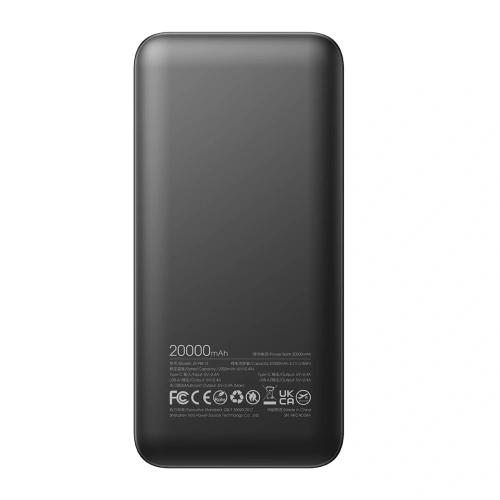 Buy Joyroom JR-PBF14 20000mAh powerbank 2.4A 2xUSB-A, USB-C black - JYR1064 - {ean13} - Home Screen Store Europe