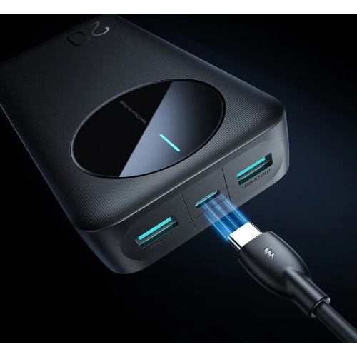 Kup Joyroom JR-PBF14 20000mAh powerbank 2.4A 2xUSB-A, USB-C fekete - JYR1064 - {ean13} - Sklep Home Screen