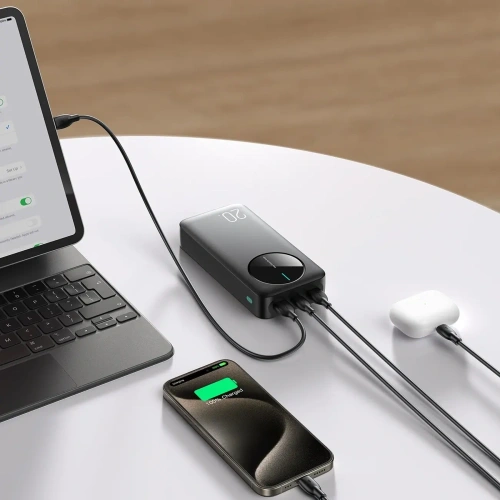 Kup Joyroom JR-PBF14 20000mAh powerbank 2.4A 2xUSB-A, USB-C fekete - JYR1064 - {ean13} - Sklep Home Screen