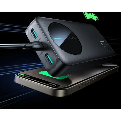Kup Joyroom JR-PBF14 20000mAh Powerbank 2.4A 2xUSB-A, USB-C schwarz - JYR1064 - {ean13} - Sklep Home Screen