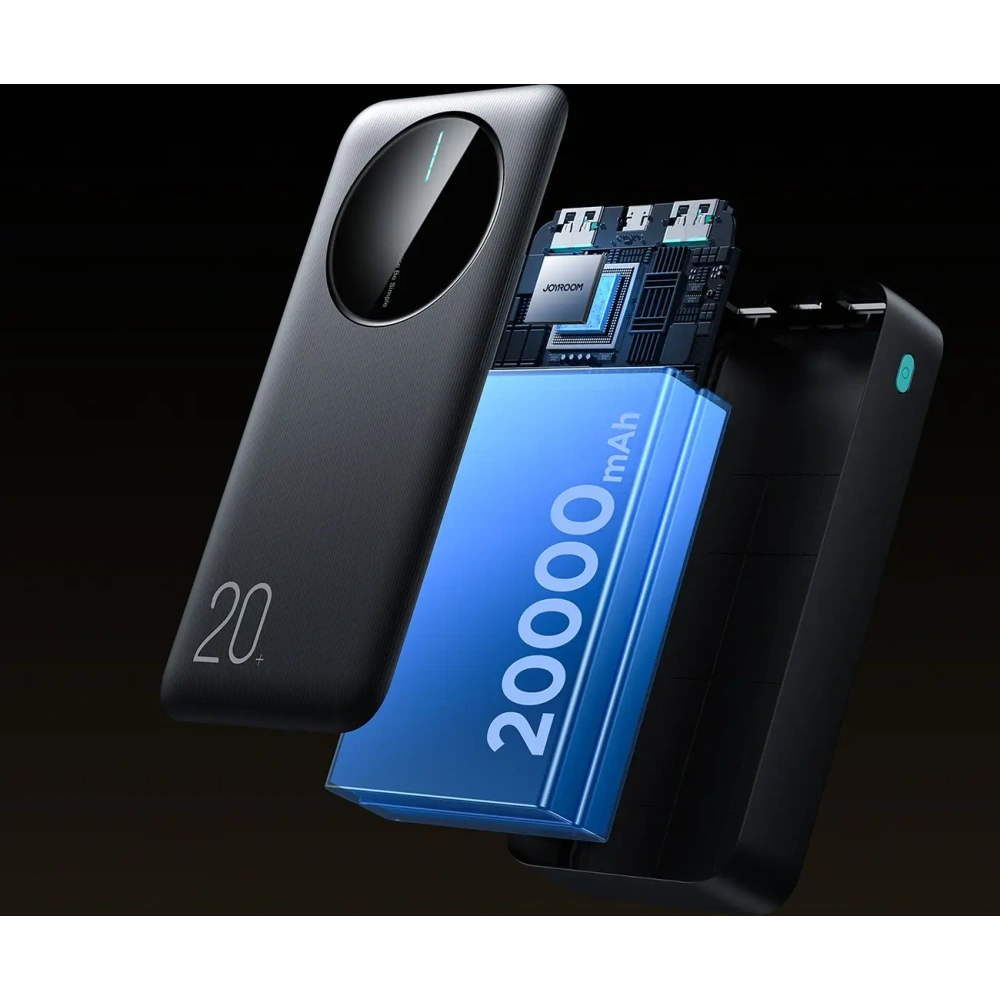 Powerbank Joyroom JR-PBF14 20000mAh 2.4A 2xUSB-A, USB-C czarny