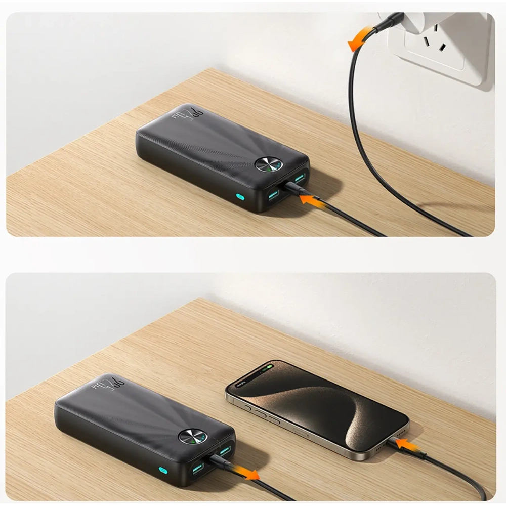 Powerbank Joyroom JR-PBF16 20000mAh USB-C USB-A 22.5W czarny