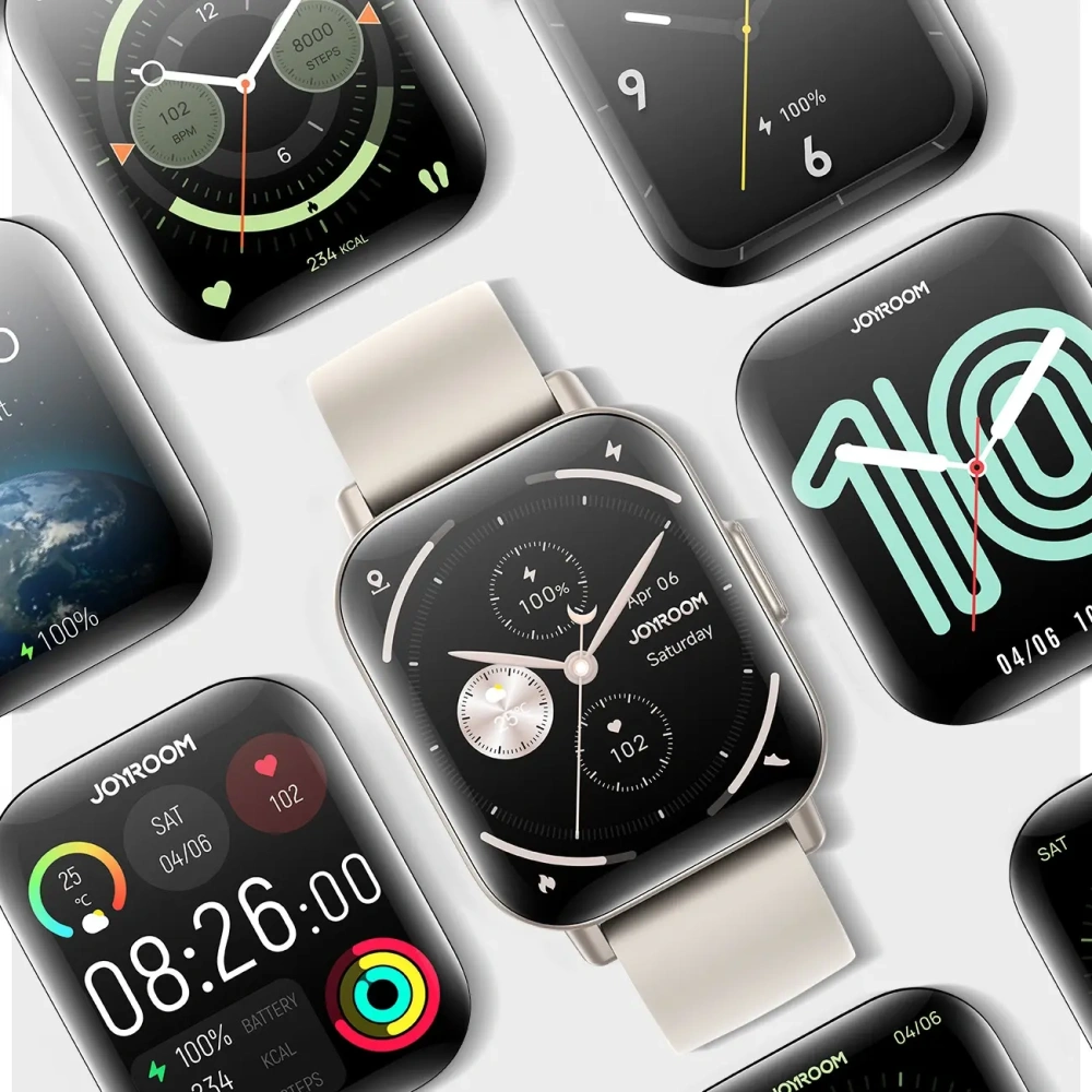 Smartwatch Joyroom Fit-Life JR-FT3S z funkcją odbierania połączeń w kolorze tytanowym