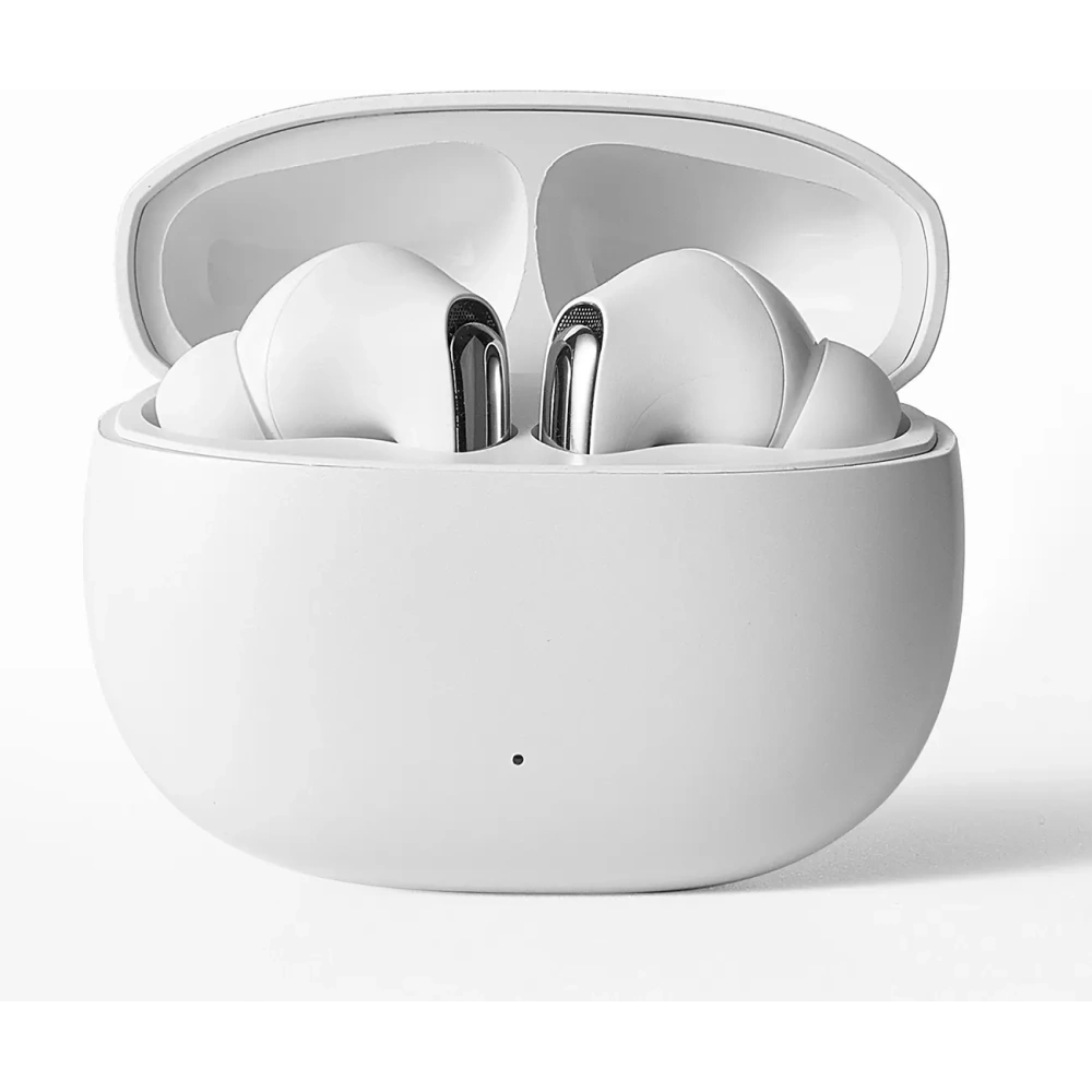 Bezprzewodowe słuchawki dokanałowe Joyroom Funpods JR-FN1 TWS Bluetooth 5.4 ANC ENC białe