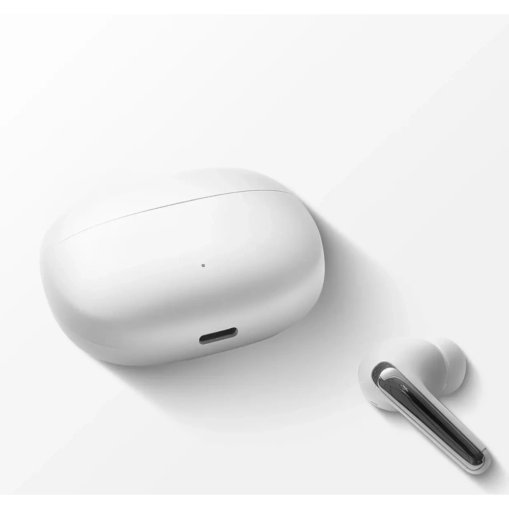 Bezprzewodowe słuchawki dokanałowe Joyroom Funpods JR-FN1 TWS Bluetooth 5.4 ANC ENC białe