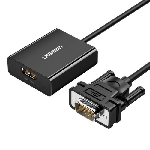 Kup Converter UGREEN HDMI la VGA + jack de 3,5 mm, 30 cm - UGR251 - {ean13} - Sklep Home Screen