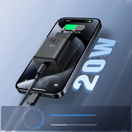 Kup Joyroom încărcător de perete JR-TCF20 USB-C PD 20W negru - JYR1071 - {ean13} - Sklep Home Screen