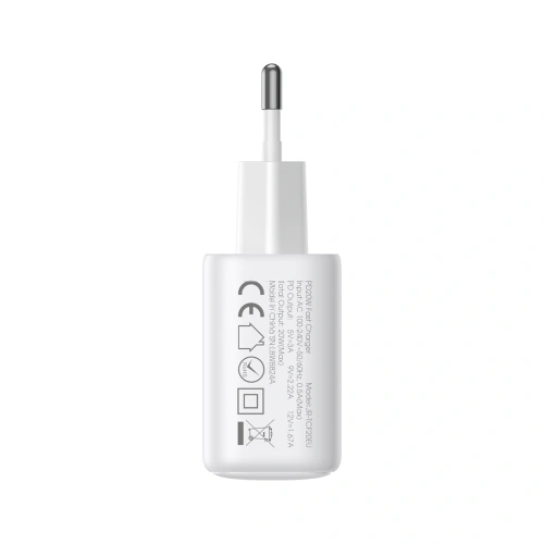 Buy Joyroom JR-TCF20 wall charger USB-C PD 20W white - JYR1072 - {ean13} - Home Screen Store Europe