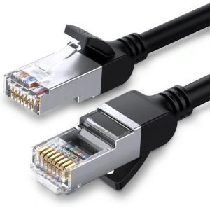 Kup Kabel sieciowy UGREEN z metalowymi wtyczkami, Ethernet RJ45, Cat.6, UTP, 1m (czarny) - UGR255BLK - {ean13} - Sklep Home Screen
