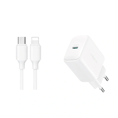 Kup Joyroom JR-TCF20 fali töltő USB-C PD 20W fehér + USB-C a Lightning kábel 1m - JYR1074 - {ean13} - Sklep Home Screen