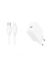 Ładowarka sieciowa Joyroom JR-TCF20 USB-C PD 20W biała + kabel USB-C / Lightning 1m