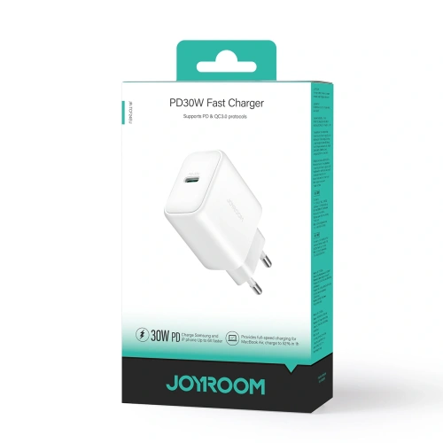 Kup Joyroom JR-TCF24 fali töltő USB-C PD 30W QC SFC fehér - JYR1076 - {ean13} - Sklep Home Screen