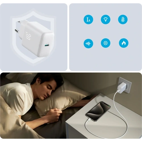 Kup Joyroom JR-TCF24 fali töltő USB-C PD 30W QC SFC fehér - JYR1076 - {ean13} - Sklep Home Screen