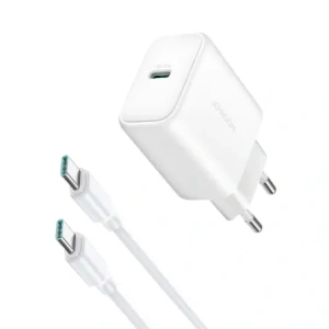 Kup Joyroom JR-TCF24 Wandladegerät USB-C PD 30W QC SFC weiß + USB-C zu USB-C Kabel 1m - JYR1077 - {ean13} - Sklep Home Screen