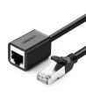 Síťový kabel UGREEN prodlužovač Ethernet RJ45, Cat. 6, FTP, s kovovou konektorem 5m, černý