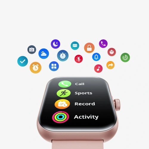 Buy Joyroom Fit-Life JR-FT5 Plus smartwatch with call answering function pink - JYR1082 - {ean13} - Home Screen Store Europe