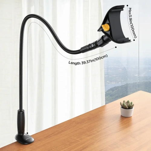 Kup Joyroom suport pentru telefon JR-ZS389 cu braț flexibil pentru birou negru - JYR1083 - {ean13} - Sklep Home Screen