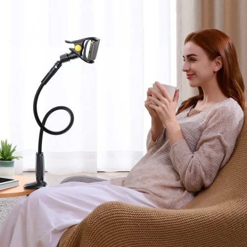 Buy Joyroom JR-ZS389 phone holder with flexible arm for desk black - JYR1083 - {ean13} - Home Screen Store Europe