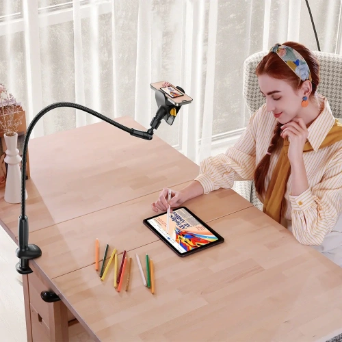 Kup Joyroom JR-ZS389 Telefonhalter mit flexiblem Arm für den Schreibtisch schwarz - JYR1083 - {ean13} - Sklep Home Screen