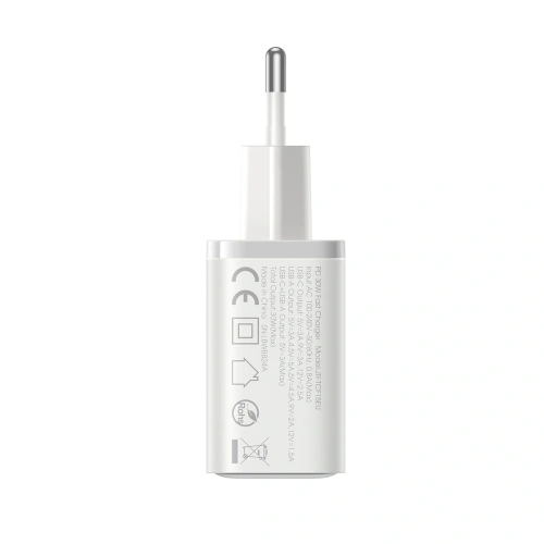 Kup Ładowarka sieciowa Joyroom JR-TCF15 USB-A, USB-C 30W biała - JYR1084 - {ean13} - Sklep Home Screen