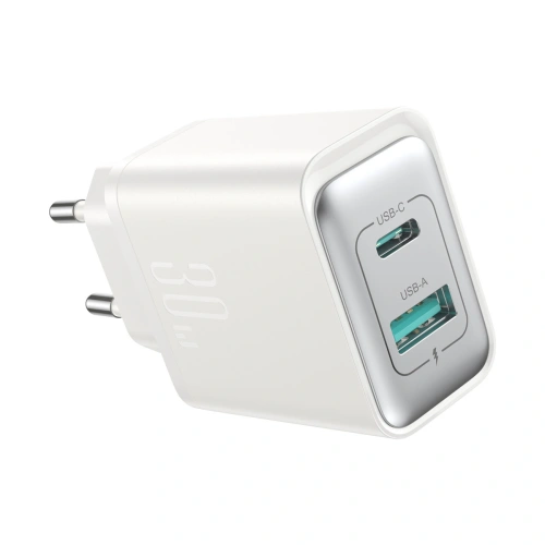 Kup Ładowarka sieciowa Joyroom JR-TCF15 USB-A, USB-C 30W biała - JYR1084 - {ean13} - Sklep Home Screen
