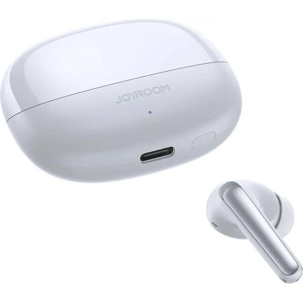 Bezprzewodowe słuchawki dokanałowe Joyroom Funpods JR-FN2 TWS Bluetooth 5.4 ANC IP54 białe