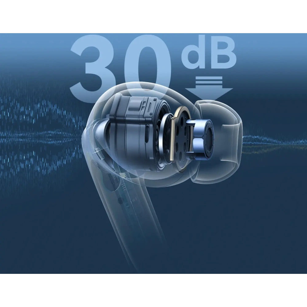 Bezprzewodowe słuchawki dokanałowe Joyroom Funpods JR-FN2 TWS Bluetooth 5.4 ANC IP54 białe