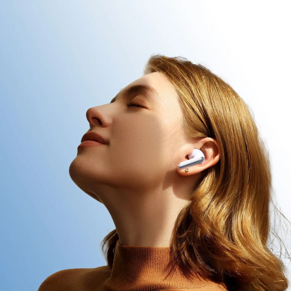 Bezprzewodowe słuchawki dokanałowe Joyroom Funpods JR-FN2 TWS Bluetooth 5.4 ANC IP54 białe