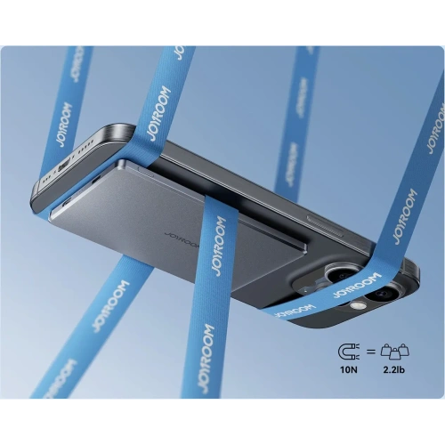 Kup Joyroom JR-PBM08 5000mAh 20W teljesítményű power bank vezeték nélküli töltéssel, szürke színben - JYR1088 - {ean13} - Sklep Home Screen