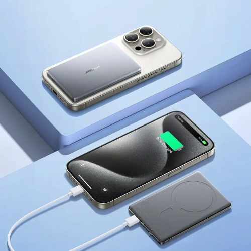 Buy Joyroom JR-PBM08 power bank 5000mAh 20W with wireless charging gray - JYR1088 - {ean13} - Home Screen Store Europe