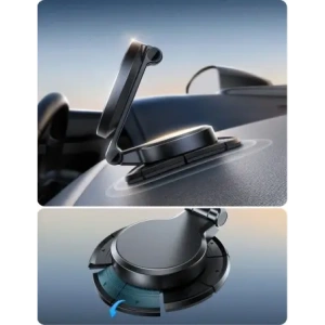 Kup Magnetický automobilový držák s bezdrátovou nabíječkou 15W na palubní desku Joyroom JR-ZS408 černý - JYR1089 - {ean13} - Sklep Home Screen