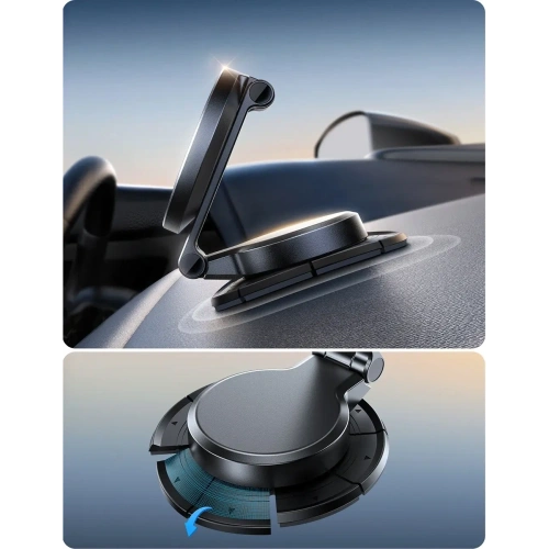 Kup Magnetický automobilový držák s bezdrátovou nabíječkou 15W na palubní desku Joyroom JR-ZS408 černý - JYR1089 - {ean13} - Sklep Home Screen