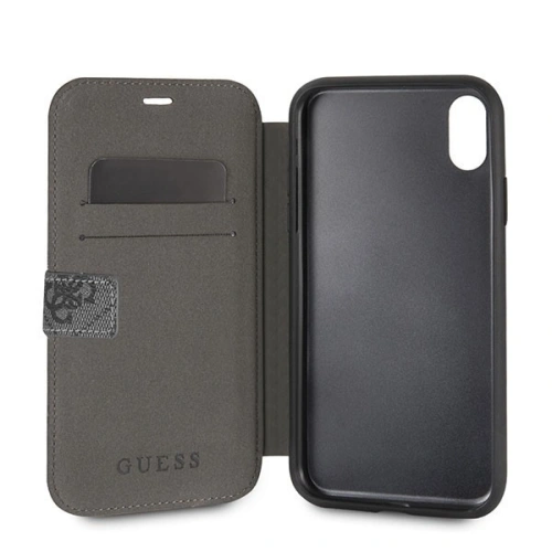 Kup Guess Apple Tasche GUFLBKI614GG iPhone XR grau/grau Buch 4G - GUE387GRY - {ean13} - Sklep Home Screen