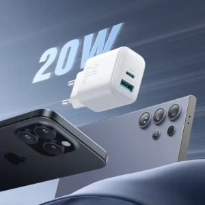 Kup Ładowarka sieciowa Joyroom JR-TCF21 USB-C / USB-A 20W PD / QC 3.0 biała - JYR1092 - {ean13} - Sklep Home Screen