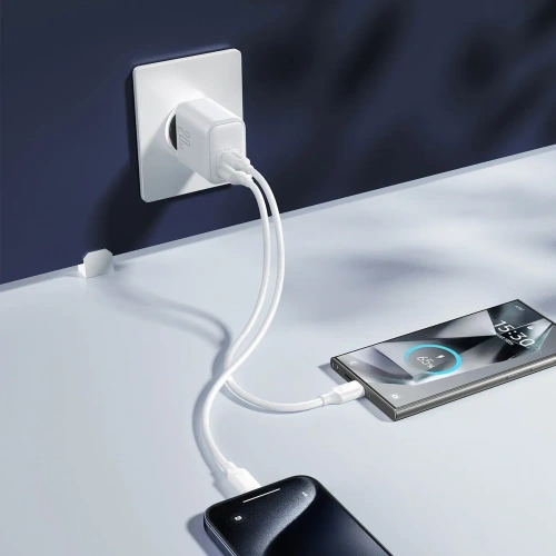 Kup Joyroom JR-TCF21 încărcător de perete USB-C / USB-A 20W PD / QC 3.0 alb - JYR1092 - {ean13} - Sklep Home Screen