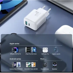 Kup Ładowarka sieciowa Joyroom JR-TCF21 USB-C / USB-A 20W PD / QC 3.0 biała - JYR1092 - {ean13} - Sklep Home Screen
