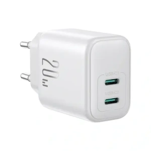 Kup Ładowarka sieciowa Joyroom JR-TCF12 2xUSB-C 20W PD / QC 3.0 biała - JYR1093 - {ean13} - Sklep Home Screen